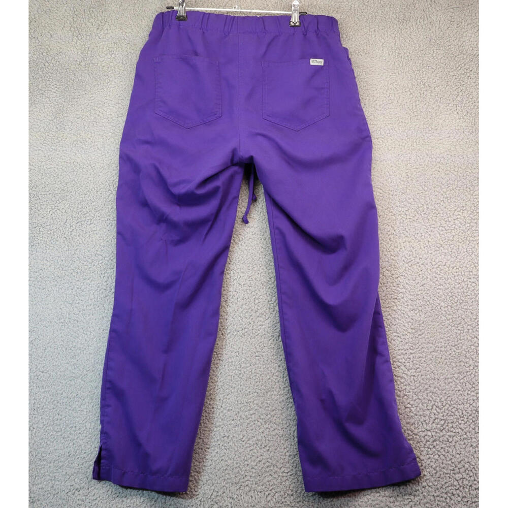 Greys Anatomy Scrub Pants purple Small bottoms SP wide leg